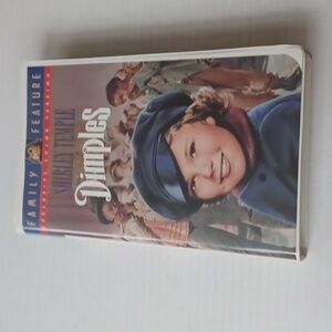 4/$40 "Dimples" Shirley Temple VHS Tape - Exclusive Color Version